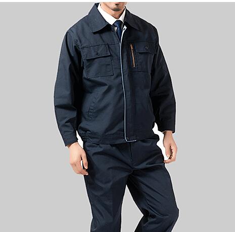 深藍色車間冬季工作服